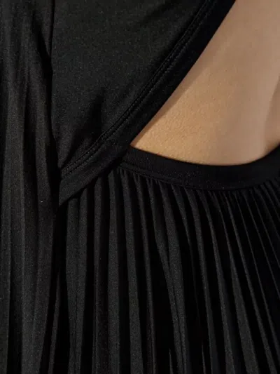 Sportmax Verdier Fluid Plisse Long Dress