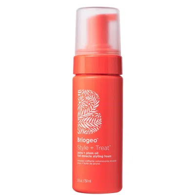 Briogeo Style + Treat Yuzu + Plum Oil Hair Styling Texture Foam In Transparent