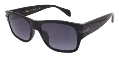 Rag & Bone Sunglasses Rnb5057/s-807-55-17-145 Non-polarized In Black
