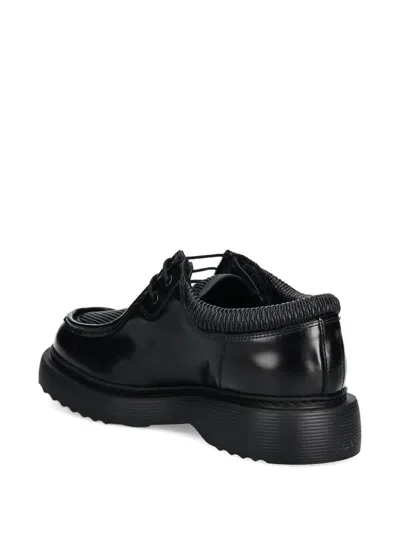 Filling Pieces Leather Derby Shoes In Black