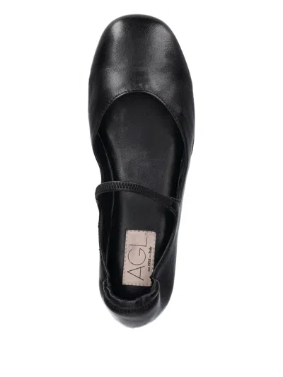 Agl Attilio Giusti Leombruni Iris Ballet Flats In Black
