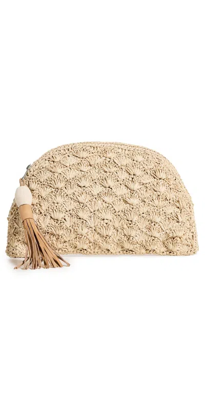 Mar Y Sol Cleo Clutch Natural In Natural