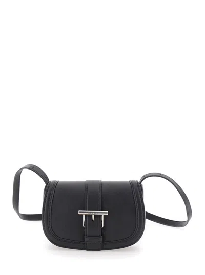 Alexander Mcqueen Mini T-bar Leather Shoulder Bag In Multicolor