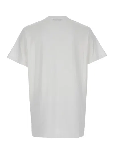 Balmain Vintage Gel-logo T-shirt In White