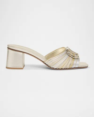Valentino Vlogo Signature 60 Leather Sandal In Multi
