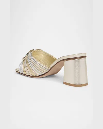 Valentino Vlogo Signature 60 Leather Sandal In Multi