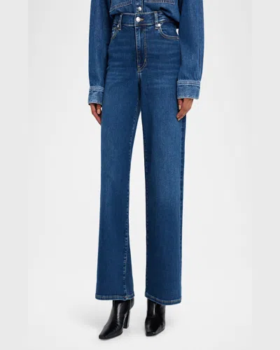 Frame Le Slim Palazzo Jeans In Blue