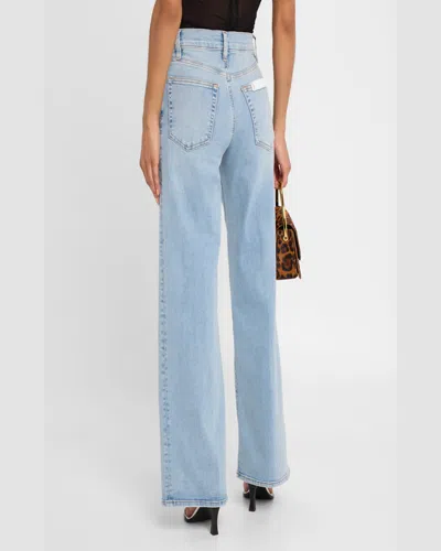 Frame Le Slim Palazzo Jeans In Blue