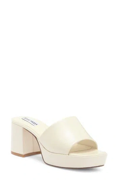 Steve Madden Troyye Platform Sandal In Bone