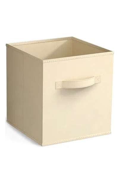 Sorbus Collapsible Storage Cube In Beige