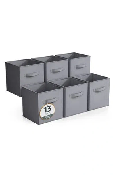 Sorbus 6-pack Collapsible Storage Cube In Gray