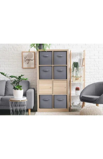Sorbus Large Collapsible Storage Cube In Gray