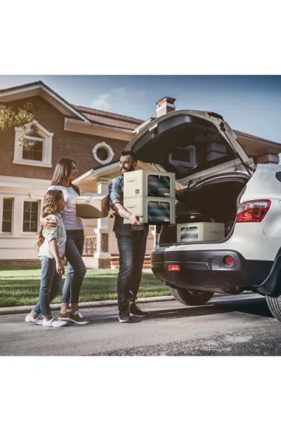 Sorbus Storage Bins With Metal Frame In Beige