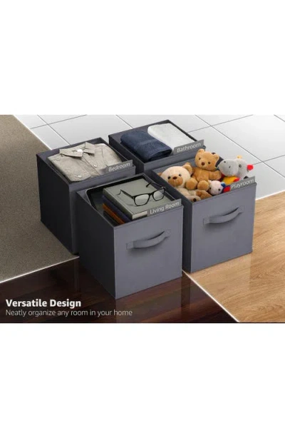 Sorbus Collapsible Storage Cube In Gray