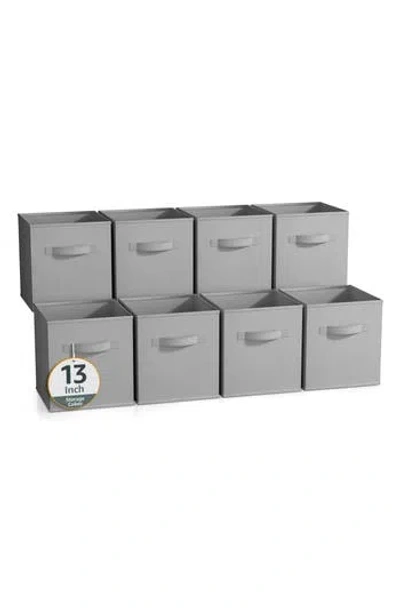 Sorbus 8-pack Collapsible Storage Cube In Gray