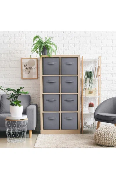 Sorbus 8-pack Collapsible Storage Cube In Gray