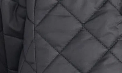 Flynt Diamond Quilted Jacket In Black