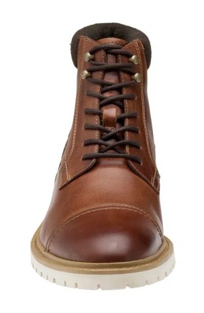 Johnston & Murphy Chadwick Cap Toe Boot In Brown