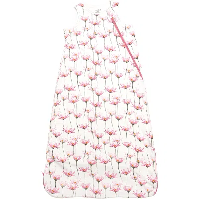 Norani Organic Snugababe Swaddle Sleep Pod With Arm Inserts In Pink Petals