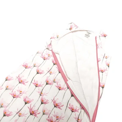 Norani Organic Snugababe Swaddle Sleep Pod With Arm Inserts In Pink Petals