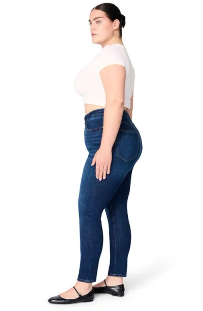 Warp & Weft Warp+weft Mxp High Waist Skinny Jeans In Twilight