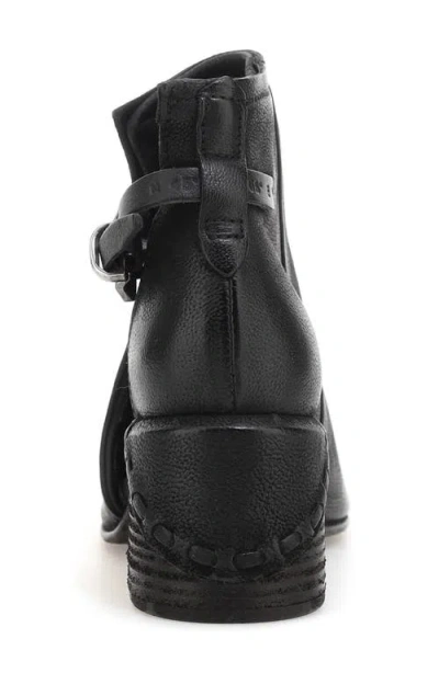 As98 A.s.98 Maxwell Open Toe Bootie In Black