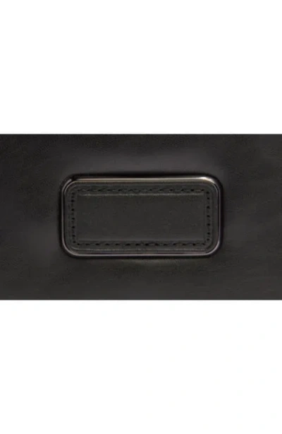 Tumi Harrison Gregory Leather Sling Bag In Black Bombe