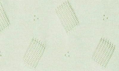 Marni Openwork Virgin Wool & Silk Sweater In 00v07 Light Lime