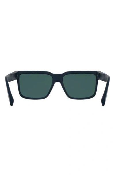 Canada Goose 59mm Modified Rectangular Sunglasses In Matte Blue