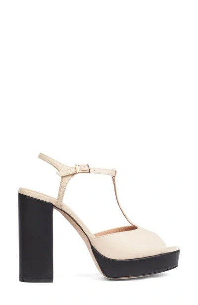 Lk Bennett Lorna T-strap Platform Sandal In Multi White