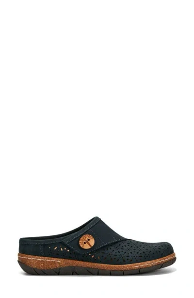 Earth Women's Erinn Cutout Slip-on Clogs In Dark Blue