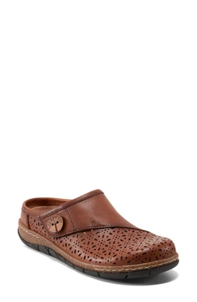 Earth Women's Erinn Cutout Slip-on Clogs In Medium Brown
