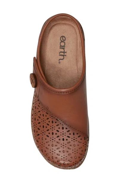 Earth Women's Erinn Cutout Slip-on Clogs In Medium Brown