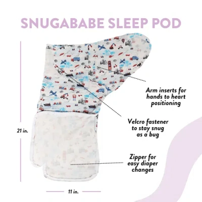 Norani Organic Snugababe Swaddle Sleep Pod With Arm Inserts In Transportation