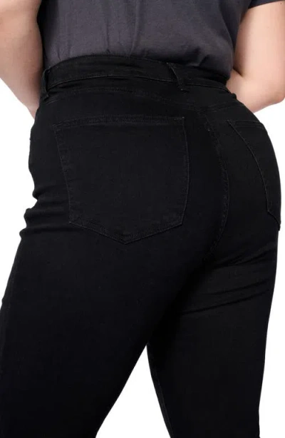 Warp & Weft Mia Plus High Rise Flare In Well