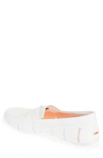 Swims Penny Loafer In White