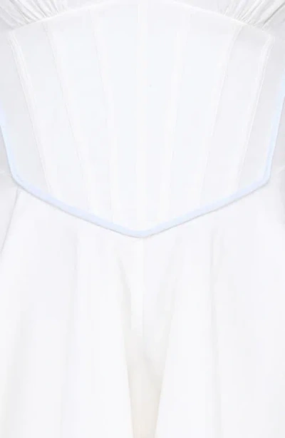 House Of Cb Eleanor Halter Romper In Cloud Dancer