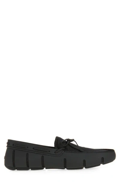 Swims Woven Driving Loafer In Black