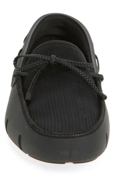 Swims Woven Driving Loafer In Black
