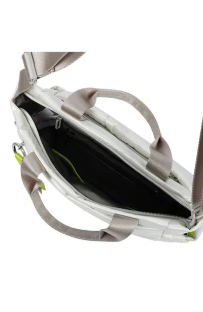 Hedgren Softy Water Repellent Satchel In Vaporous Grey