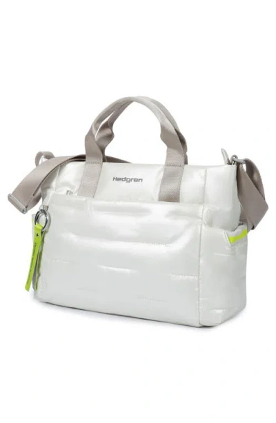 Hedgren Softy Water Repellent Satchel In Vaporous Grey