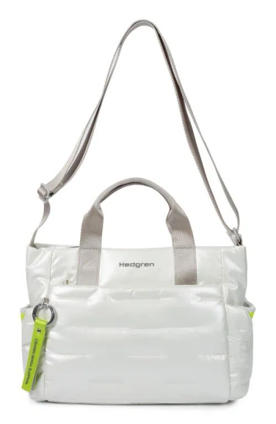 Hedgren Softy Water Repellent Satchel In Vaporous Grey