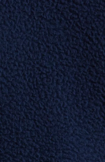 Halfdays Chapelle Water Repellent Fleece Jacket In Blue