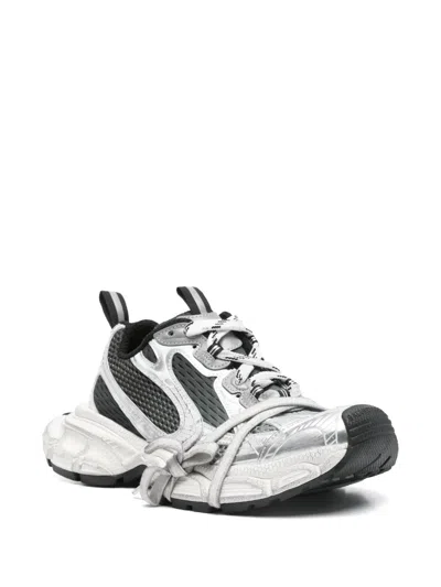 Balenciaga 3xl Gradient Sneakers In Silver