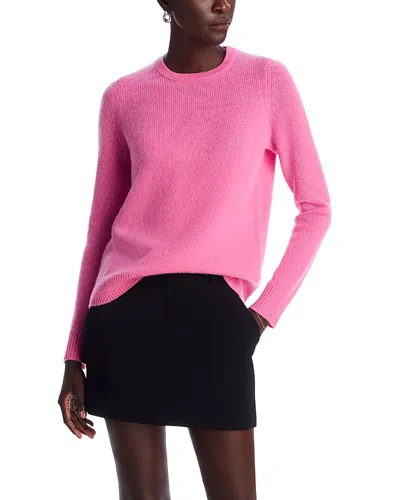 C By Bloomingdale's Cashmere Crewneck Sweater - Exclusive In Flamingo