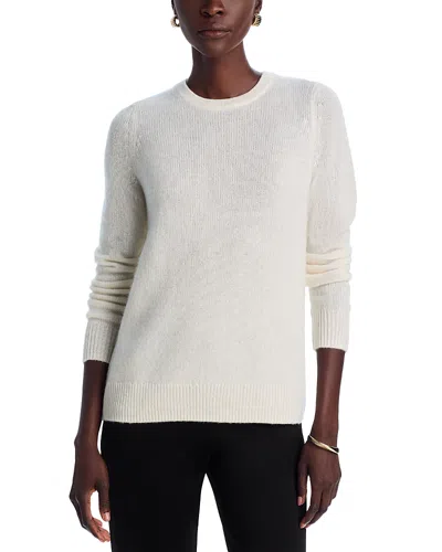 C By Bloomingdale's Cashmere Crewneck Sweater - Exclusive In Ivory