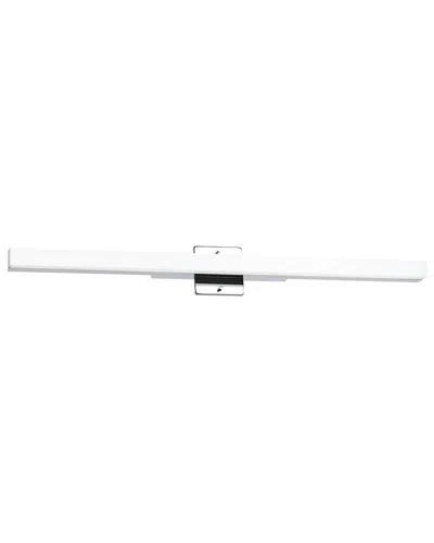 Eglo Torretta 1 Light Led Bath/vanity Light With Chrome Finish & White Acrylic Shade