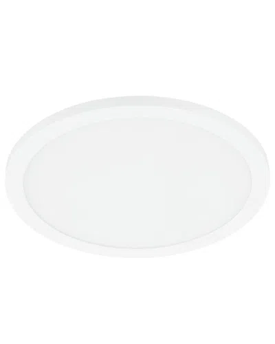 Eglo Trago 1 Light Integrated Led Ceiling/wall Light With White Finish & White Acrylic Shade