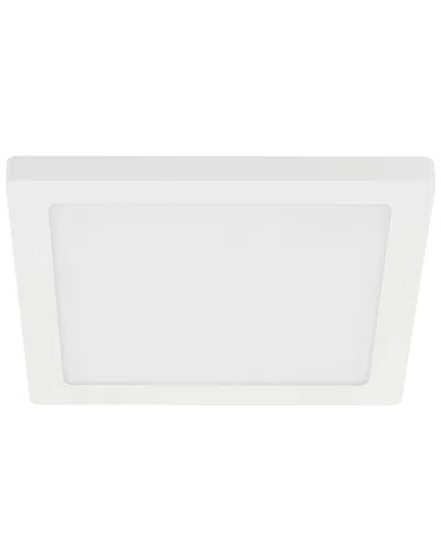 Eglo Trago 1 Light Integrated Led Square Ceiling /wall Light With White Finish & White Acrylic Shade