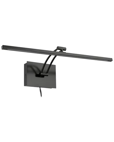 Eglo Doreen 1 Light Integrated Led Picture Light With Matte Black Finish & Clear Diffuser